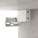 Wall-mounted Bedside Cabinets 2 Pcs Concrete Grey 50x36x40