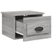 Wall-mounted Bedside Cabinets 2 Pcs Grey Sonoma