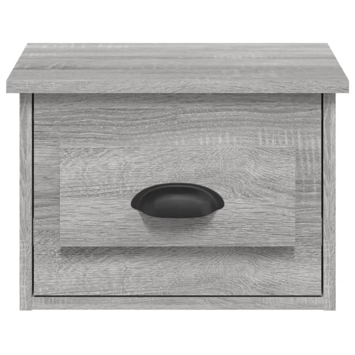 Wall-mounted Bedside Cabinets 2 Pcs Grey Sonoma