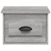 Wall-mounted Bedside Cabinets 2 Pcs Grey Sonoma