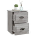 Wall-mounted Bedside Cabinets 2 Pcs Grey Sonoma
