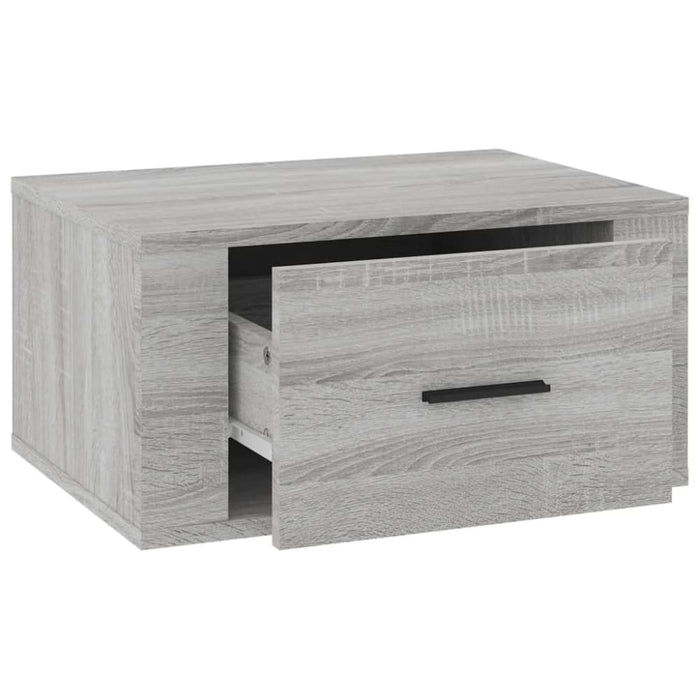 Wall-mounted Bedside Cabinets 2 Pcs Grey Sonoma 50x36x25 Cm
