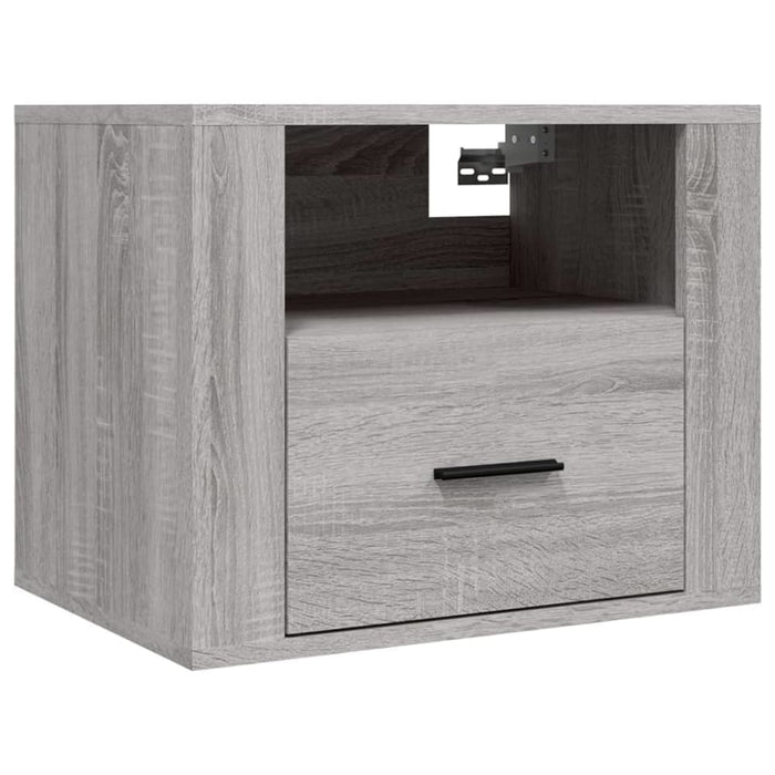 Wall-mounted Bedside Cabinets 2 Pcs Grey Sonoma 50x36x40 Cm