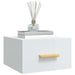 Wall-mounted Bedside Cabinets 2 Pcs High Gloss White