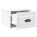 Wall-mounted Bedside Cabinets 2 Pcs High Gloss White