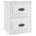 Wall-mounted Bedside Cabinets 2 Pcs High Gloss White