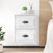 Wall-mounted Bedside Cabinets 2 Pcs High Gloss White