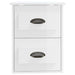 Wall-mounted Bedside Cabinets 2 Pcs High Gloss White