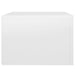 Wall-mounted Bedside Cabinets 2 Pcs High Gloss White