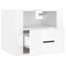 Wall-mounted Bedside Cabinets 2 Pcs High Gloss White