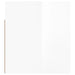 Wall-mounted Bedside Cabinets 2 Pcs High Gloss White