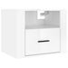 Wall-mounted Bedside Cabinets 2 Pcs High Gloss White