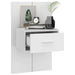 Wall-mounted Bedside Cabinets 2 Pcs High Gloss White Nobkna