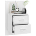 Wall-mounted Bedside Cabinets 2 Pcs High Gloss White Noobbx