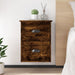 Wall-mounted Bedside Cabinets 2 Pcs Smoked Oak 41.5x36x53cm