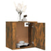 Wall-mounted Bedside Cabinets 2 Pcs Smoked Oak 50x30x47 Cm