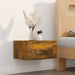 Wall-mounted Bedside Cabinets 2 Pcs Smoked Oak 50x36x25 Cm