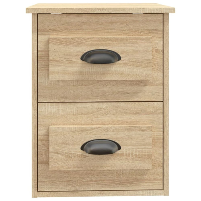 Wall-mounted Bedside Cabinets 2 Pcs Sonoma Oak 41.5x36x53cm