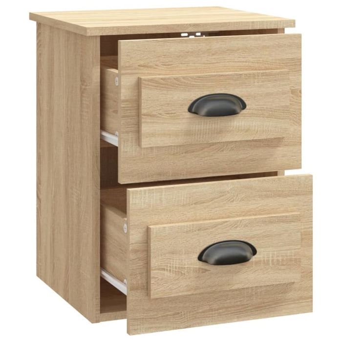 Wall-mounted Bedside Cabinets 2 Pcs Sonoma Oak 41.5x36x53cm