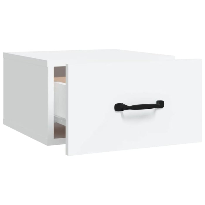 Wall-mounted Bedside Cabinets 2 Pcs White 35x35x20 Cm Noxnpt