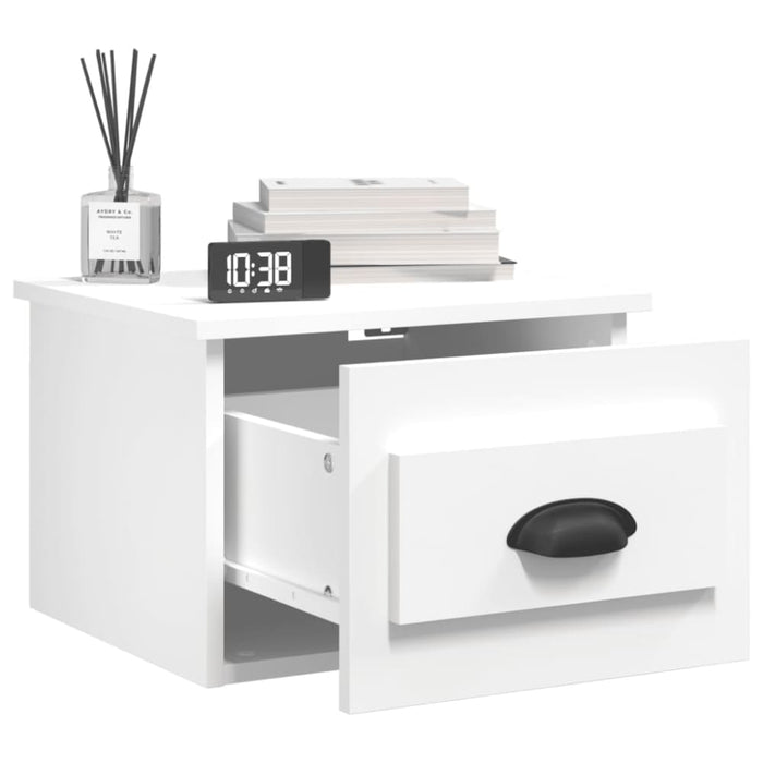 Wall-mounted Bedside Cabinets 2 Pcs White 41.5x36x28cm