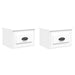 Wall-mounted Bedside Cabinets 2 Pcs White 41.5x36x28cm