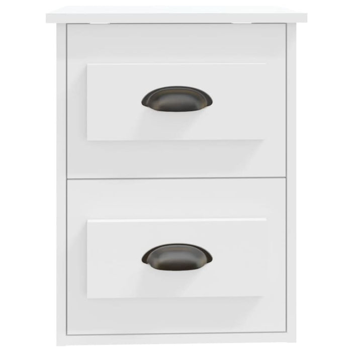Wall-mounted Bedside Cabinets 2 Pcs White 41.5x36x53cm