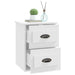 Wall-mounted Bedside Cabinets 2 Pcs White 41.5x36x53cm