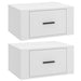 Wall-mounted Bedside Cabinets 2 Pcs White 50x36x25 Cm Nolnao