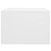 Wall-mounted Bedside Cabinets 2 Pcs White 50x36x25 Cm Nolnao