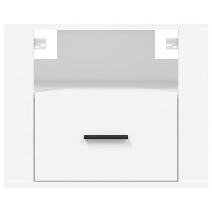 Wall-mounted Bedside Cabinets 2 Pcs White 50x36x40 Cm Nolnno