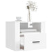Wall-mounted Bedside Cabinets 2 Pcs White 50x36x40 Cm Nolnno