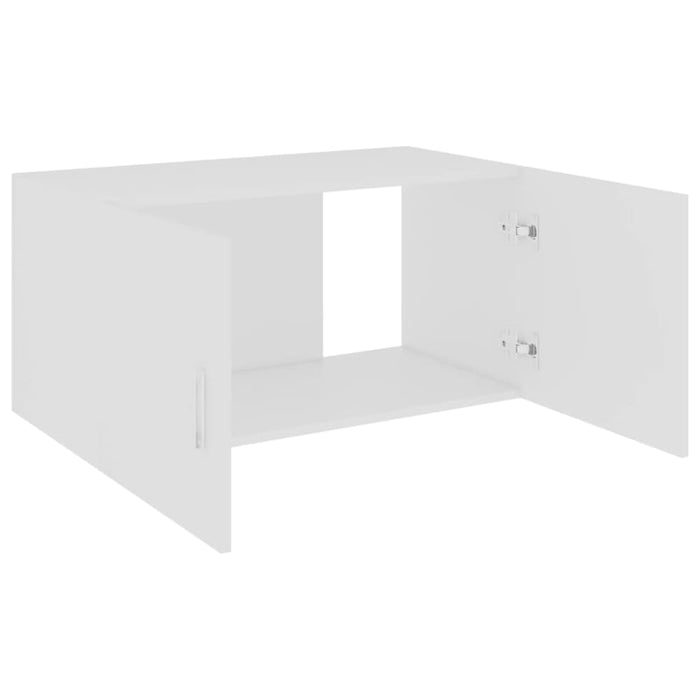 Wall Mounted Cabinet White 80x39x40 Cm Chipboard Nbxikp