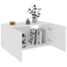 Wall Mounted Cabinet White 80x39x40 Cm Chipboard Nbxikp