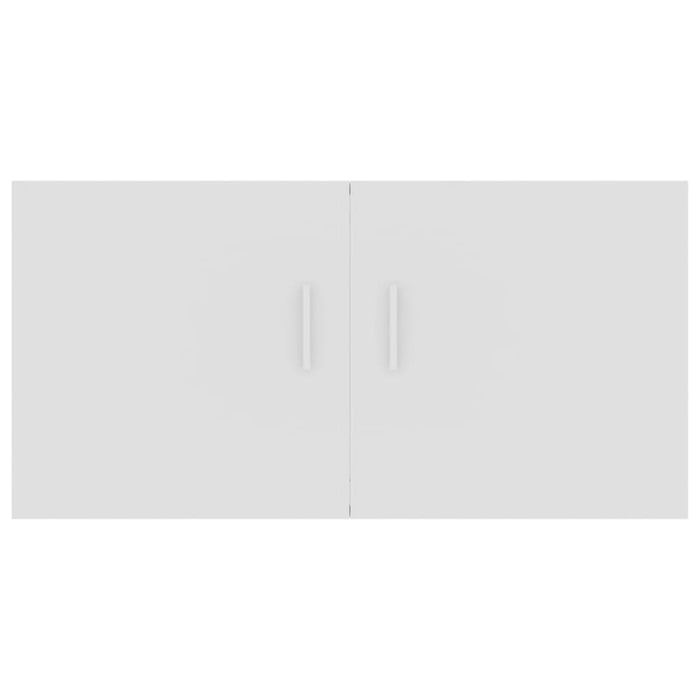 Wall Mounted Cabinet White 80x39x40 Cm Chipboard Nbxikp