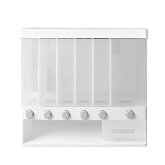 Goslash Picks Wall Mounted Cereal Dispenser 6 in 1 Dry Food