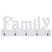 Wall Mounted Coat Rack Family 74x29.5 Cm Xnaxap