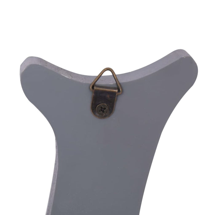 Wall Mounted Coat Rack Welcome Grey 74x29.5 Cm Xnaxan