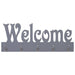 Wall Mounted Coat Rack Welcome Grey 74x29.5 Cm Xnaxan