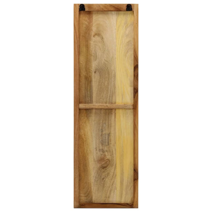 Wall-mounted Coat Racks 2 Pcs Solid Mango Wood 36x110x3 Cm