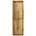 Wall-mounted Coat Racks 2 Pcs Solid Mango Wood 36x110x3 Cm