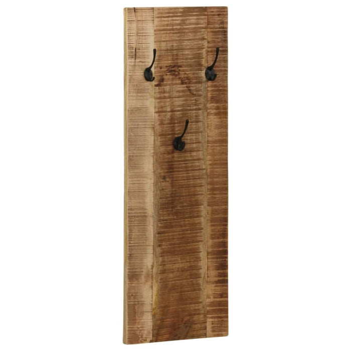 Wall-mounted Coat Racks 2 Pcs Solid Mango Wood 36x110x3 Cm