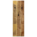 Wall-mounted Coat Racks 2 Pcs Solid Mango Wood 36x110x3 Cm