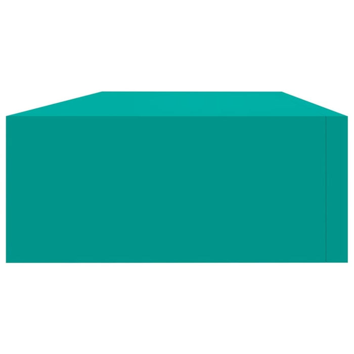 Wall-mounted Drawer Shelf Blue Mdf Ttbxli