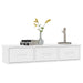 Wall-mounted Drawer Shelf White 88x26x18.5 Cm Chipboard