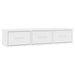 Wall-mounted Drawer Shelf White 88x26x18.5 Cm Chipboard