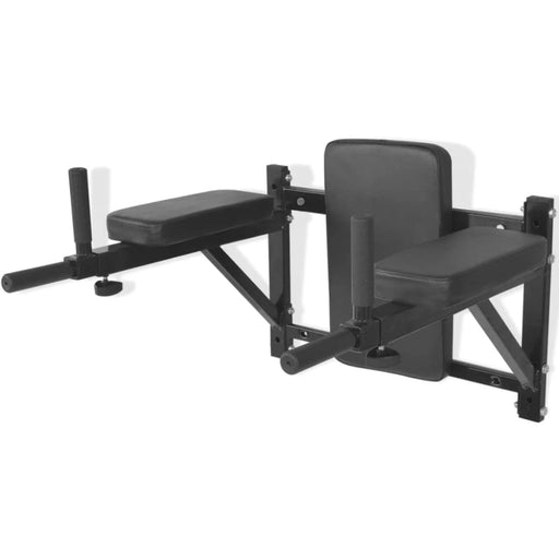 Wall-mounted Fitness Dip Station Black Kotln