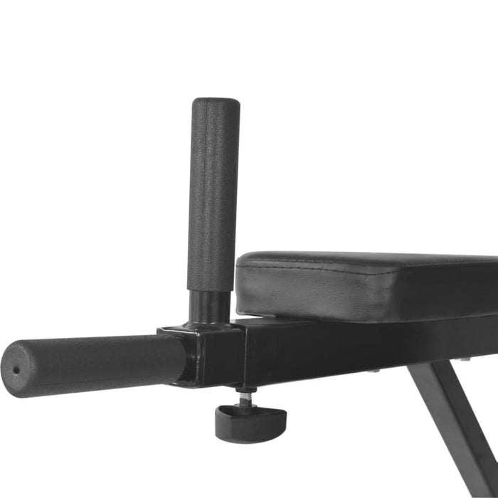 Wall-mounted Fitness Dip Station Black Kotln