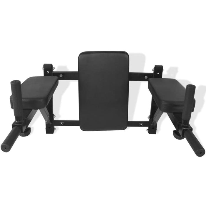 Wall-mounted Fitness Dip Station Black Kotln