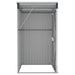 Wall-mounted Garden Shed Anthracite 118x100x178 Cm Steel